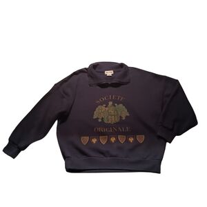 Spettro Women’s Vintage Graphic Long Sleeve Sweatshirt Y2K Streetwear Cozy